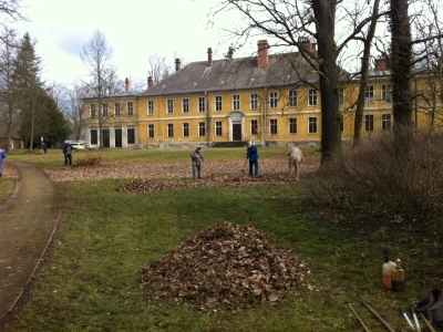 Schloss Golßen - Frühjahrsputz